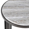 Faux Marble Round Side Table - view 3