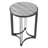 Faux Marble Round Side Table - view 4
