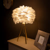 Feather Table Lamp White 50 cm life style picture