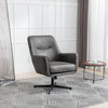 Felicia Swivel Accent Chair Charcoal life style photo 