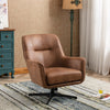 Felicia Swivel Accent Chair Tan life style photo 