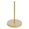 Fenella 3 Light Floor Lamp Gold Leaf close view picture of the gold base