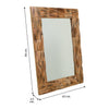 Fermosa Mirror 62 x 84 cm cloe side view with measureents