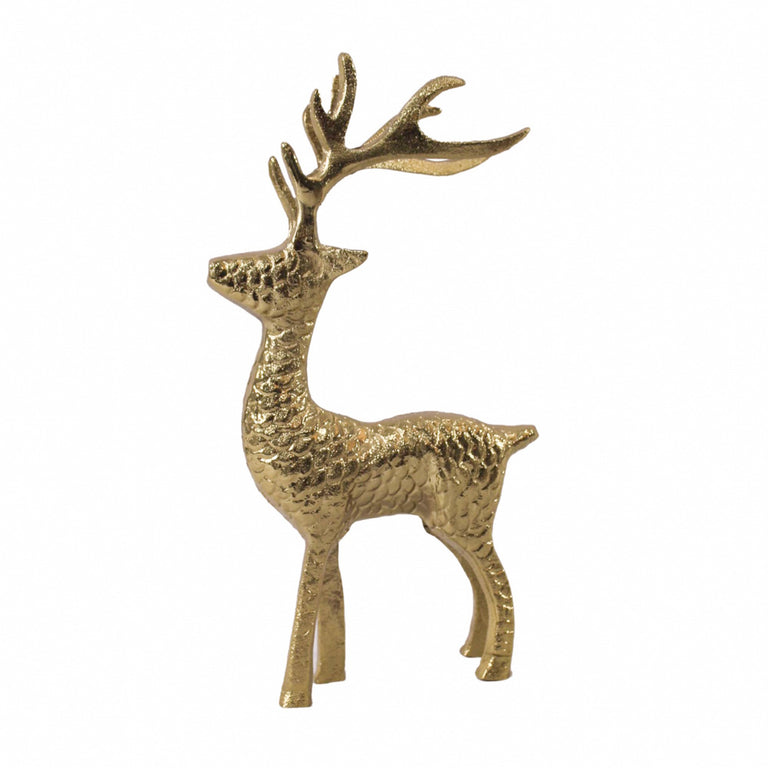 Festive Stag Gold – Christmas Decoration & Elegant Holiday Decor