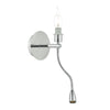 Feta Wall Light LED Polished Chrome Base Onlypicture on the white background