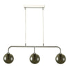Feya 3 Light Bar Pendant Polished Chrome/Smoked Glass picture of the pendant modern design