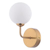Feya Wall Light Antique Bronze/Opal Glass picture of the light design