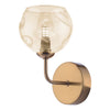 Feya Wall Light Antique Bronze/Organic Amber Glass picture on the white background