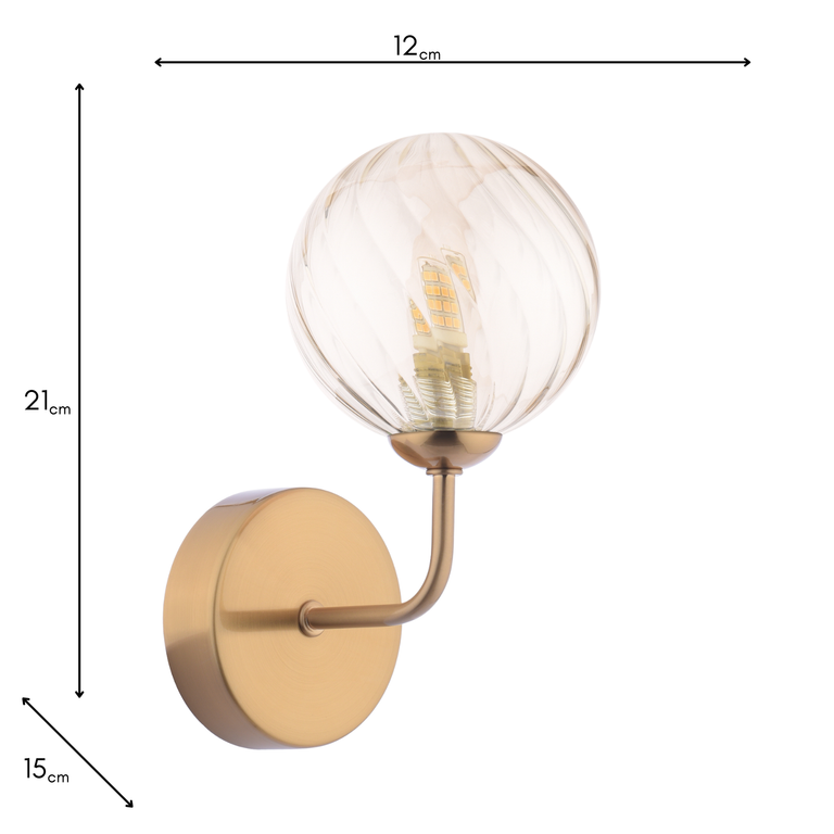 Feya Antique Bronze Wall Light – Decorative Lighting Wall Fitting