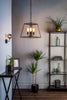 Feya Wall Light Black/Smoked Glass life style picture
