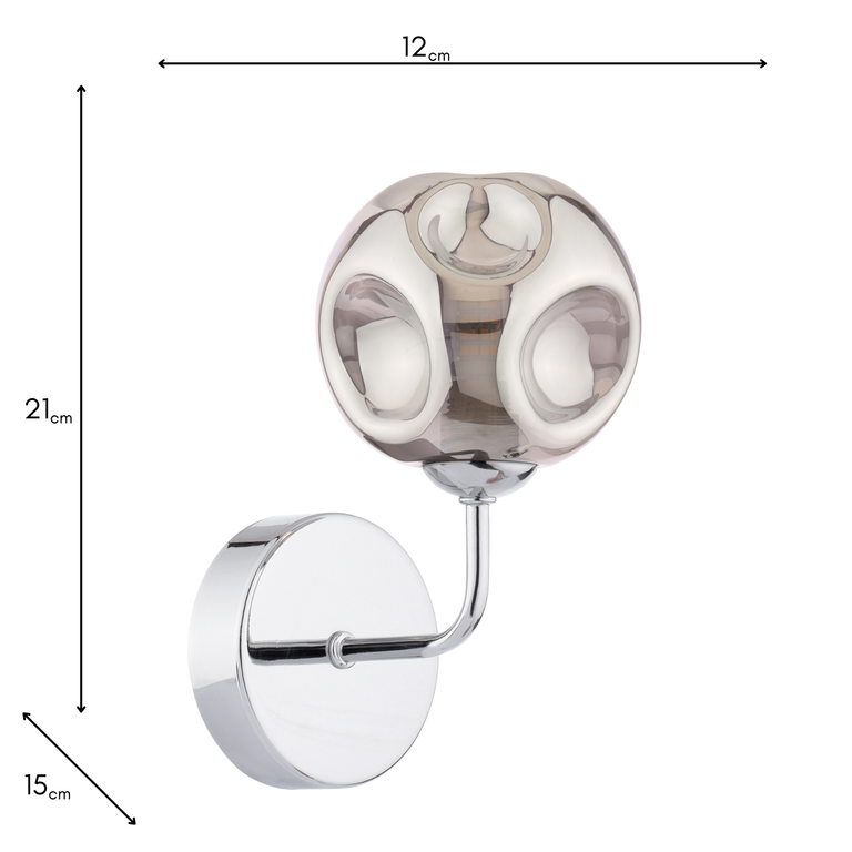 Feya Wall Light Wall Fitting – Polished Chrome Home Lighting