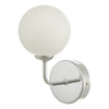 Feya Wall Light Polished Chrome/Opal Glass picture of the lamp design