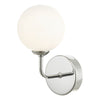 Feya Wall Light Polished Chrome/Opal Glass picture on the white background