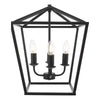 Fionn 4 Light Pendant Matt Black - Pendant Light Ceiling Fitting