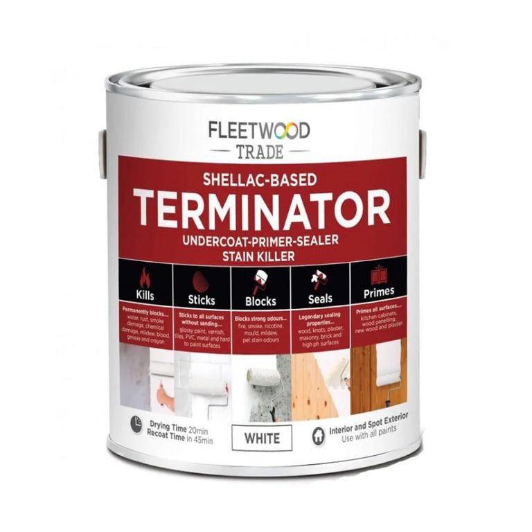 Fleetwood Terminator Shellac Primer Brilliant White