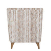 Fletcher Accent Chair in Natural shown from the side (4)