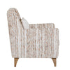 Fletcher Accent Chair in Natural shown from the side (5)