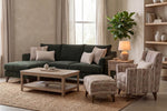 Fletcher Accent Chair in Natural shown from the side (8)