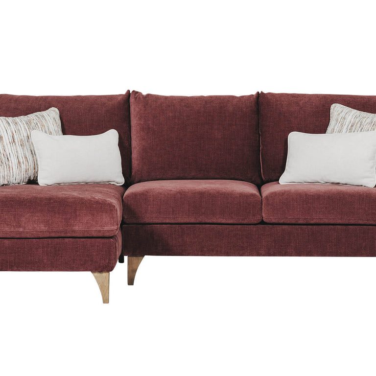 Fletcher Corner Sofa Left Hand Facing Wine