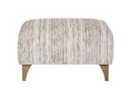 Fletcher Footstool in Natural shown from the side (4)