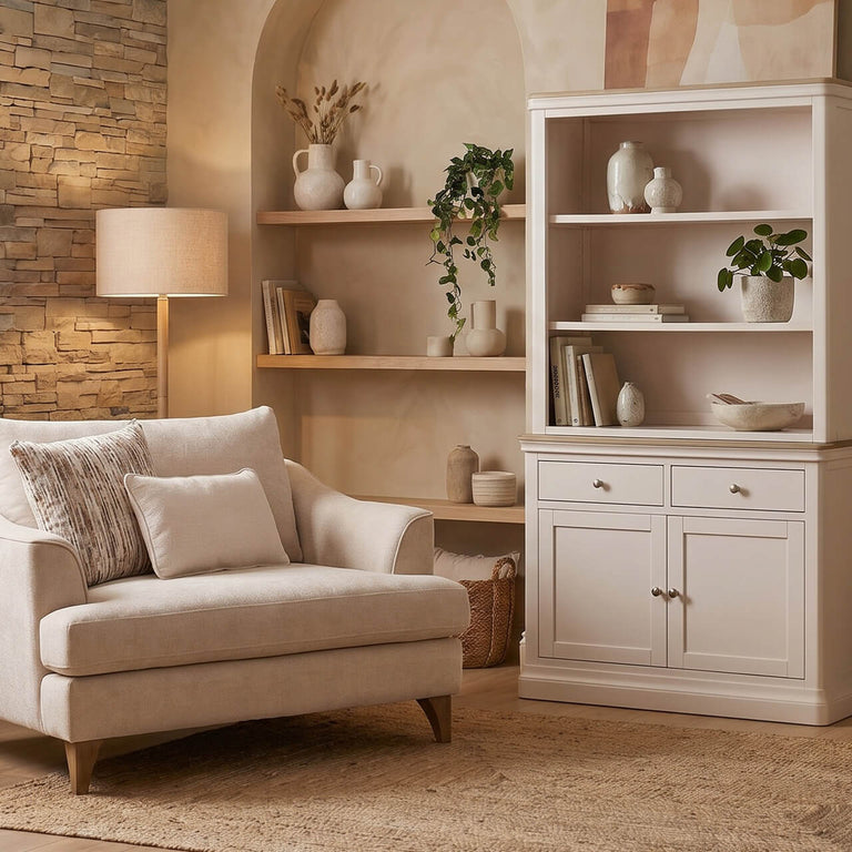 Fletcher Snuggle Chair Cream