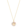 Fleur Disc Pendant Gold