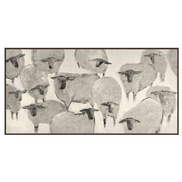Scatterbox Art Flock picture on the white background