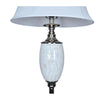Floor Lamp with Pearl-Effect Mosaic Body close view picture of the mosaic accent