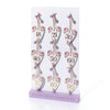 Floral Ceramic Milestone Birthday Heart Hanger alternative view