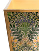 Floral Pattern Gold Waste Paper Bin - view 4