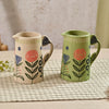 Flourish & Foliage Stoneware Jug with Flower Handle alternative view