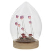 Flower Dell LED Egg Large Lilac picture with switched on light