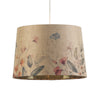 Transform your space with a stylish Flower Drum Shade with Gold Inner.