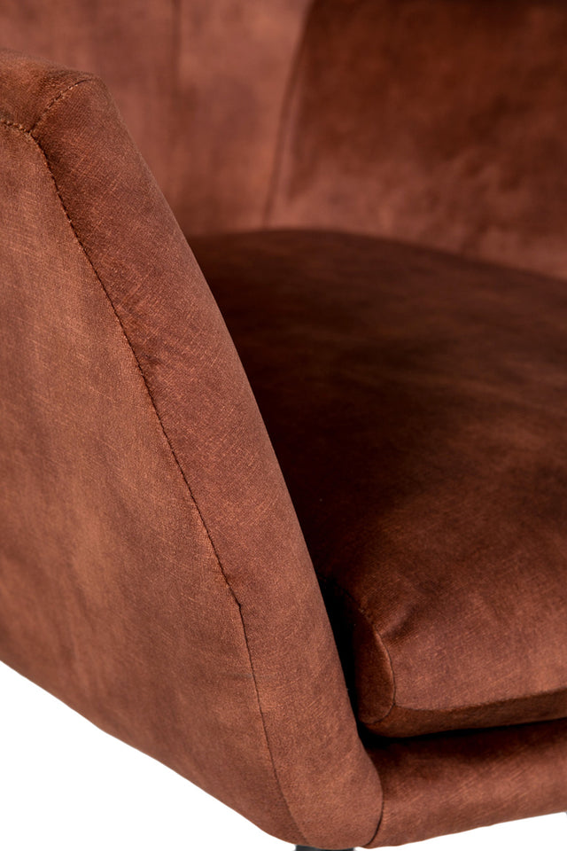 Flynn Accent Chair Rust - Occasional Living Room Chair