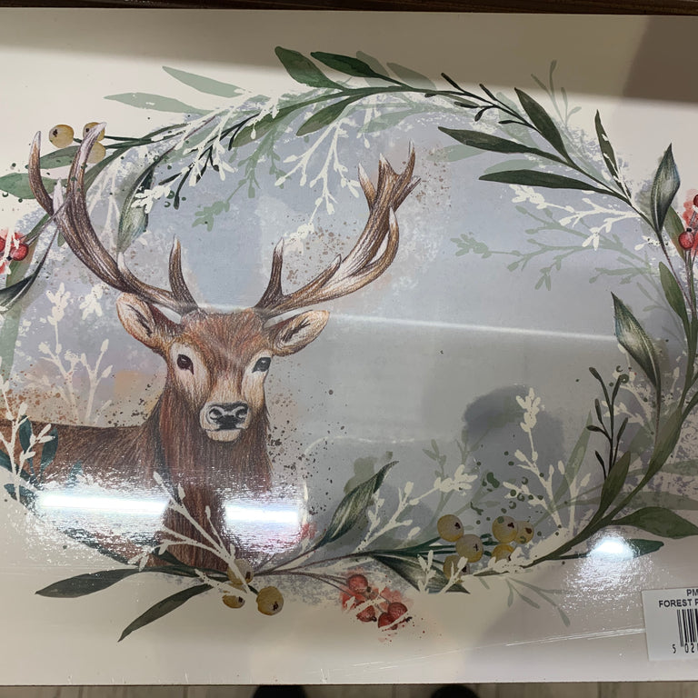 Forest Christmas Placemats Set of 4