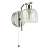 Forseti Bathroom Wall Light Polished Chrome picture with switch pull cord