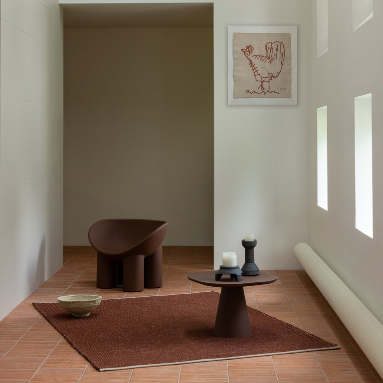 Brink & Campman Frame Plain Rug Brick