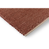Brink & Campman Frame Plain Rug Brick with a flatweave pile