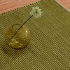Brink & Campman Frame Plain Rug Leaf close-up view picture of the woven pattern