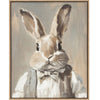 Framed Hare Textile Art