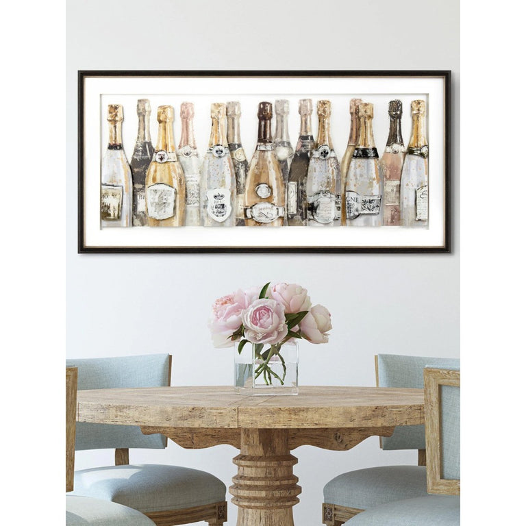 Framed Print Champagne Alley