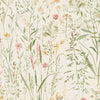 Free Flower Neutral Floral Wallpaper swatch showing the full pattern