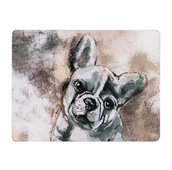 Denby French Bull Dog Placemats Pack of 6 close view