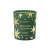 Frosted Woods Medium Scented Candle on a white background