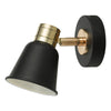 Fry Single Wall Spotlight Black & Rose Gold pictu8re on the white background
