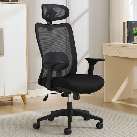 Fulton Office Chair Black life style picture