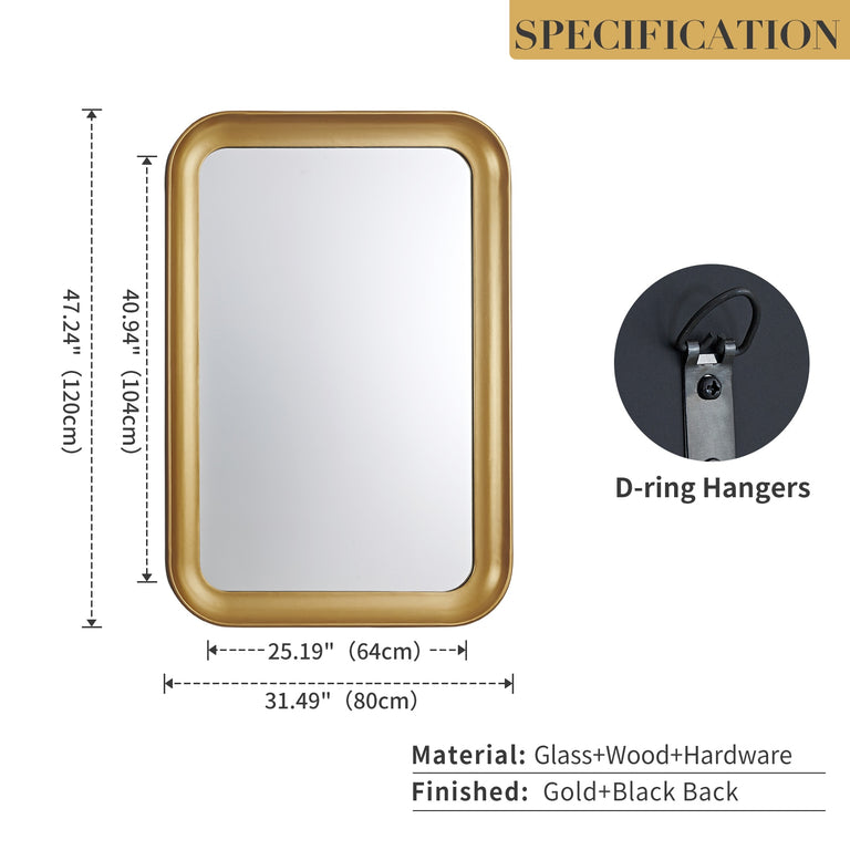 GD016 Gold Framed Mirror