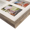 Warm rustic oak picture collage frame