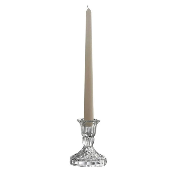 Stylish Galway Crystal Ashford Candlestick Pair 