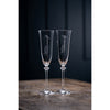 Galway Crystal Happy Anniversary Liberty Champagne Flute Pair lifestyle view